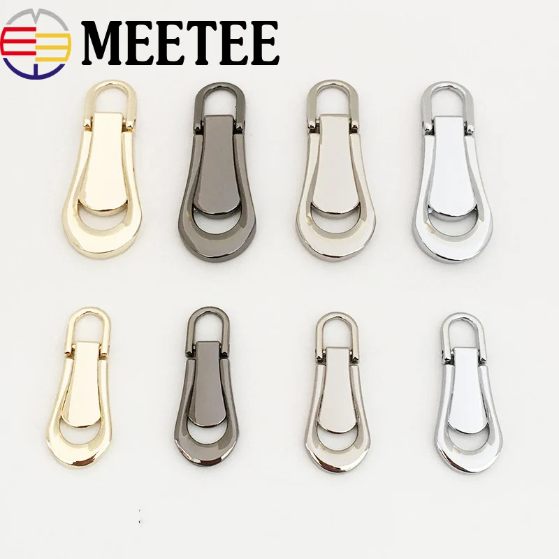 10Pcs Detachable 3 5 Metal Zipper Pullers for Zipper Sliders Head Zipper Pull Tab Zippers