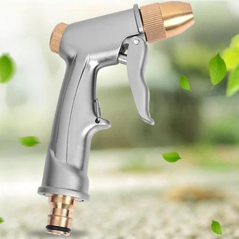 

Garden Hose Nozzle Hand Sprayer Heavy Duty Metal Water Hose Nozzle Sprayer