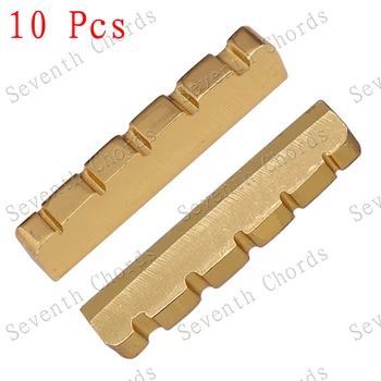 

10 Pcs 45 x 6 x 8.8-8mm Brass Nut for 5 String Electric Bass Replacement
