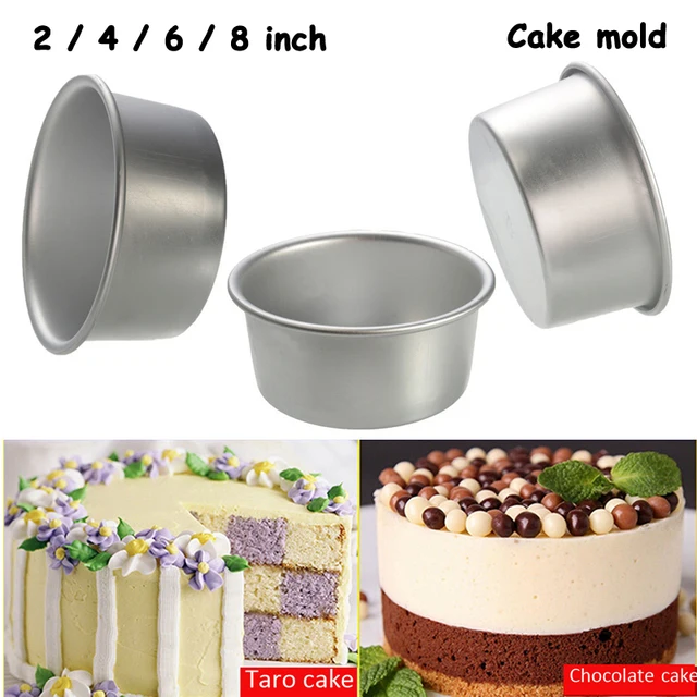 New Round Non Disposable 8 Inch Metal Aluminum Cake New Round Non Disposable 8 Inch Metal Aluminum Cake