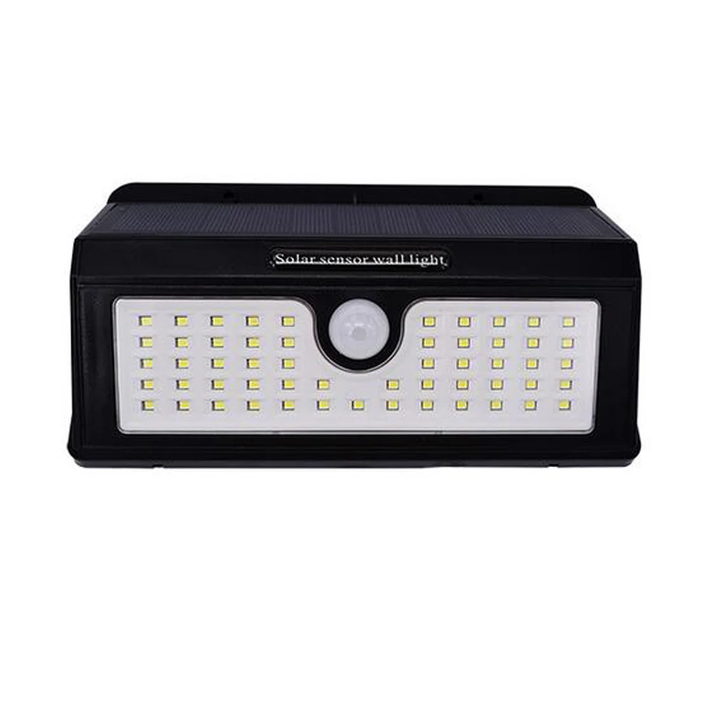 

NEW Arrival 55 LEDs PIR Sensor Solar Powered Light Outdoor LED Wall Light Garden Lamp ABS+PC Cover