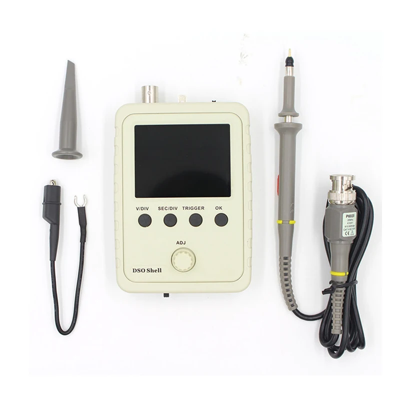 

DSO150 DIY Digital Oscilloscope Kit handheld Fully Assembled Tech 15001K DSO-SHELL With Housing case box upgraded DSO138