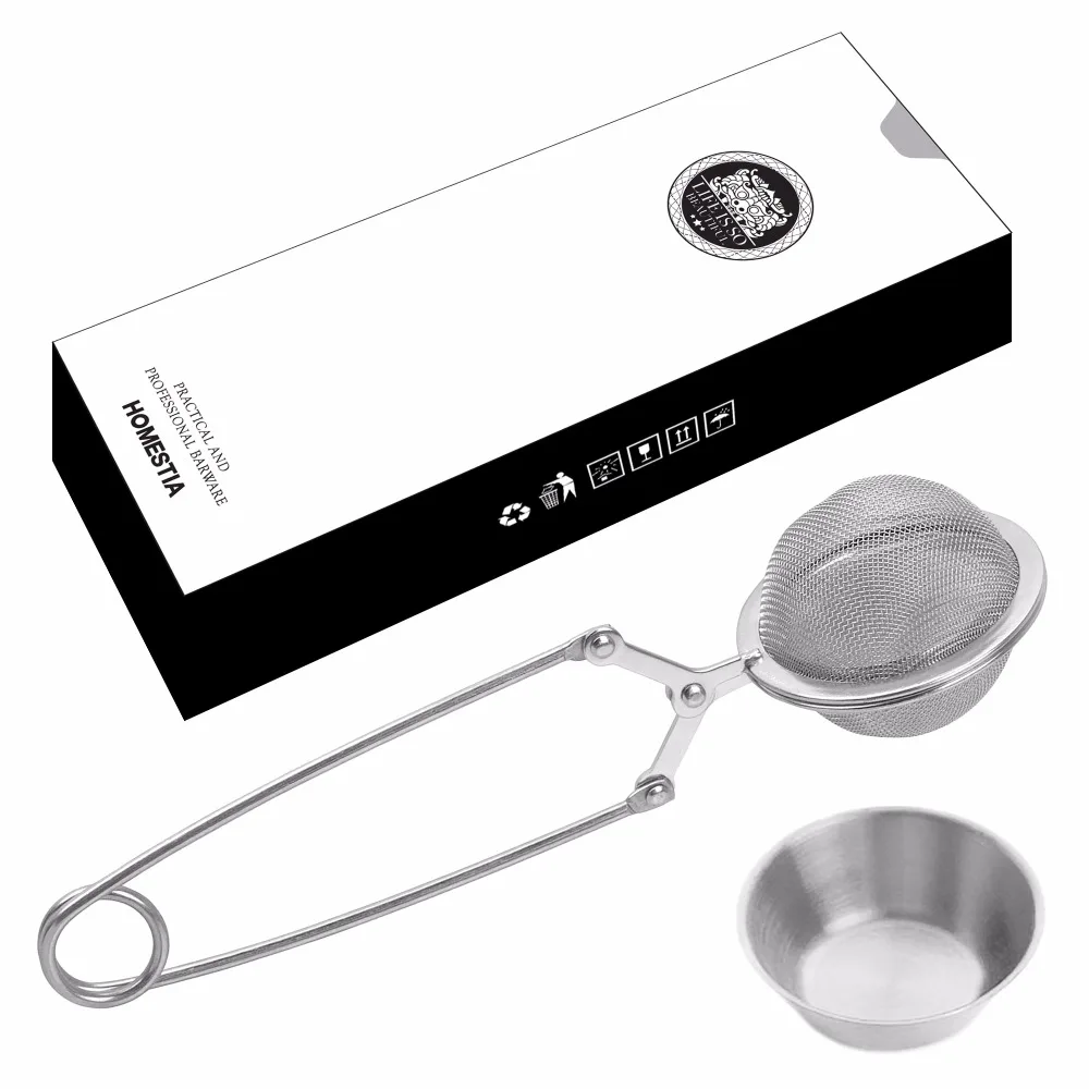 Silver Tea Infuser In Mesh Tea Ball Infuser Tea Strainer Filter with