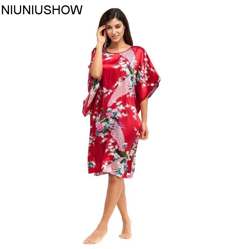 Халат женский Шелковый из вискозы один размер тринадцать цветов|gowns robes|gown meaninggown
