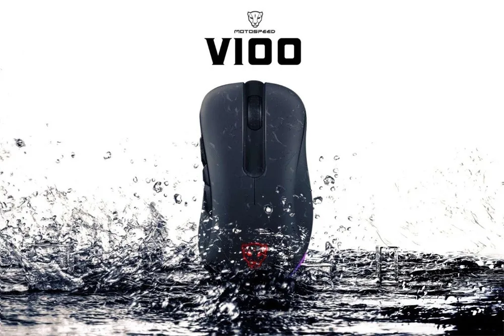 MOTOSPEED V100 Gaming Mouse LED Backlit Gamer 6200DPI Professional for Switch RGB Esport Laptop Mice Overwatch L0419 #3 | Компьютеры и
