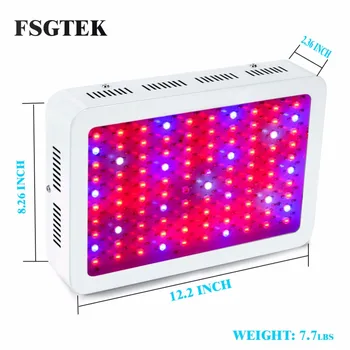 

300W/600W/1000W/1200W/1500W LED Grow Light For Indoor Plants Flower Greenhouse Grow Tent Full Spectrum Plants Grow Led Light