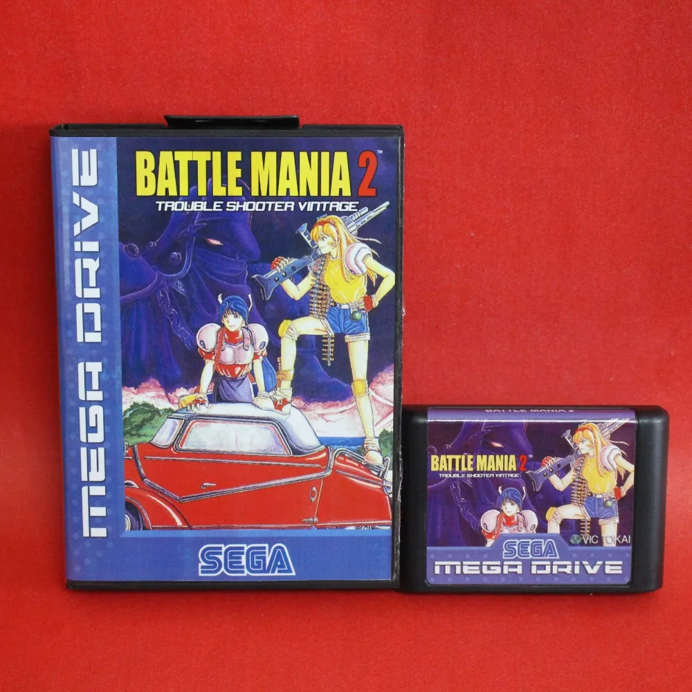 16-битная MD-карта Battle Mania - Dai Gin Jou II в розничной упаковке для игровой консоли Sega