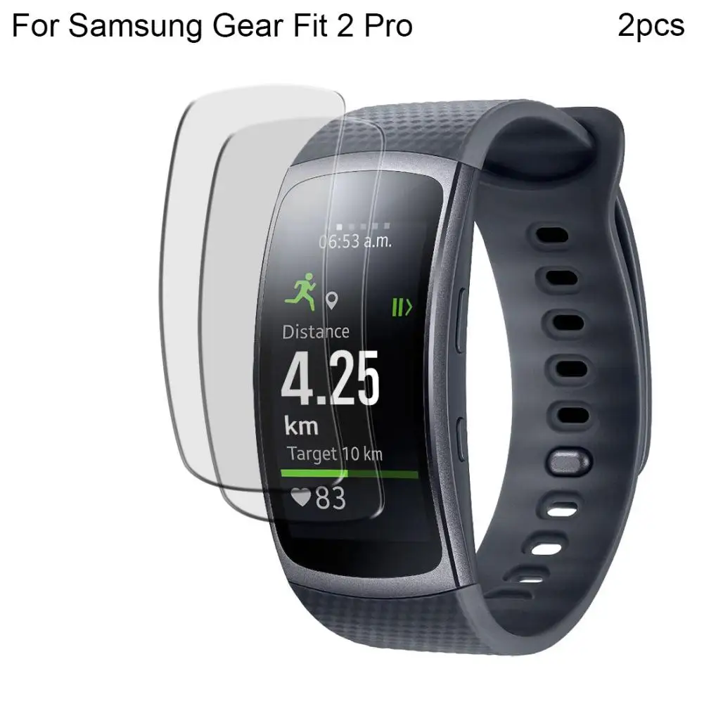

2Pcs Tempered Glass Bracelet Full Anti-Scratch Screen Protector for Samsung Gear Fit 2 Pro