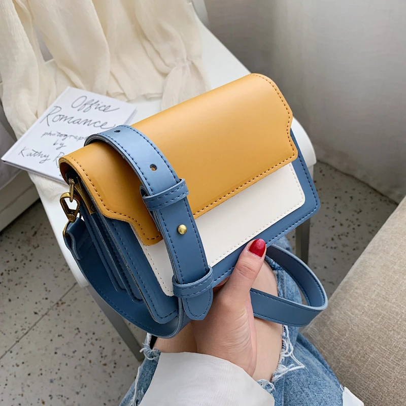 

PU Leather Crossbody Bags For Women 2019 Luxury Messenger Shoulder Bag Lady Travel Cross Body Handbags and Purses Women's Bags