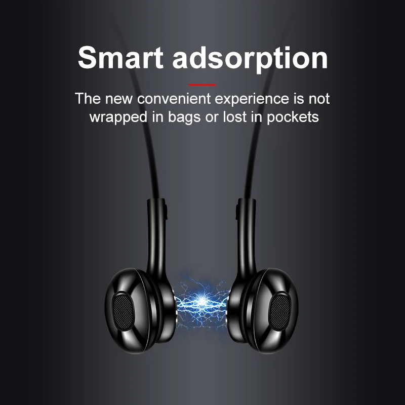 New Wireless Bluetooth Earphones Magnetic Stereo Sports Headset IPX7 Waterproof Wireless Headphone with Mic for Smartphones UM New Wireless Bluetooth Earphones Magnetic Stereo Sports Headset IPX7 Waterproof Wireless Headphone with Mic for Smartphones UM