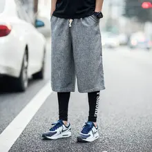 Новинка Летние повседневные шорты Homme Свободные Трикотажные бермуды Masculina вентилируемые эластичные пляжные шорты мужские шорты