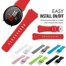 US $2.2 22% OFF|Colorful Watch Band Strap for Xiaomi Huami Amazfit Pace Silicone Bracelet Wrist band for Amazfit  2/2S Stratos pace watch Strap-in Smart Accessories from Consumer Electronics on Aliexpress.com | Alibaba Group