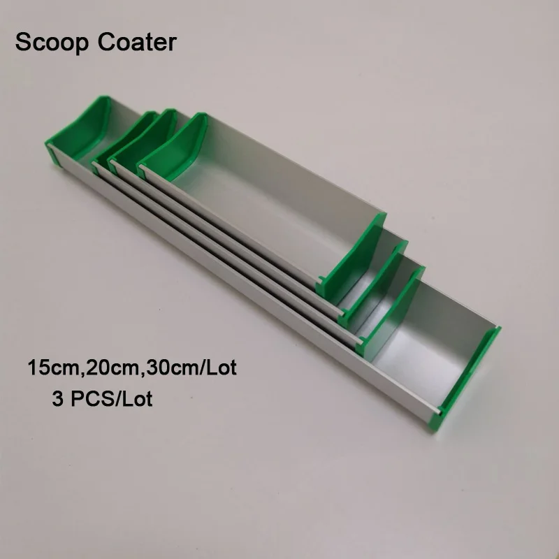 

Free shipping 15cm/20cm/30cm Aluminum Emulsion Scoop Coater 3 PCS/lot