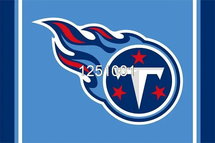 Tennessee Titans Column Flag 3ft X 5ft Polyester Nfl