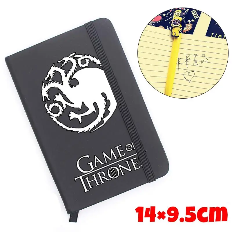 Eshop Game of Thrones Winterfell Targaryen Notebook New Basics Classic Ruled Notebooks Pocket Student book Office Stationery |