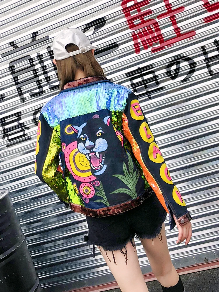 Кожаный мех с кисточками из мультфильма, длинные рукава, осенняя индивидуальность, уличный стиль, красивый дизель, куртки короткое пальто