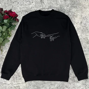 

Michelangelo David Cappella Sistina Harajuku Ulzzang Sweatshirt Women Funny Hip Hop Hoodie Streetwear Moleton Feminina