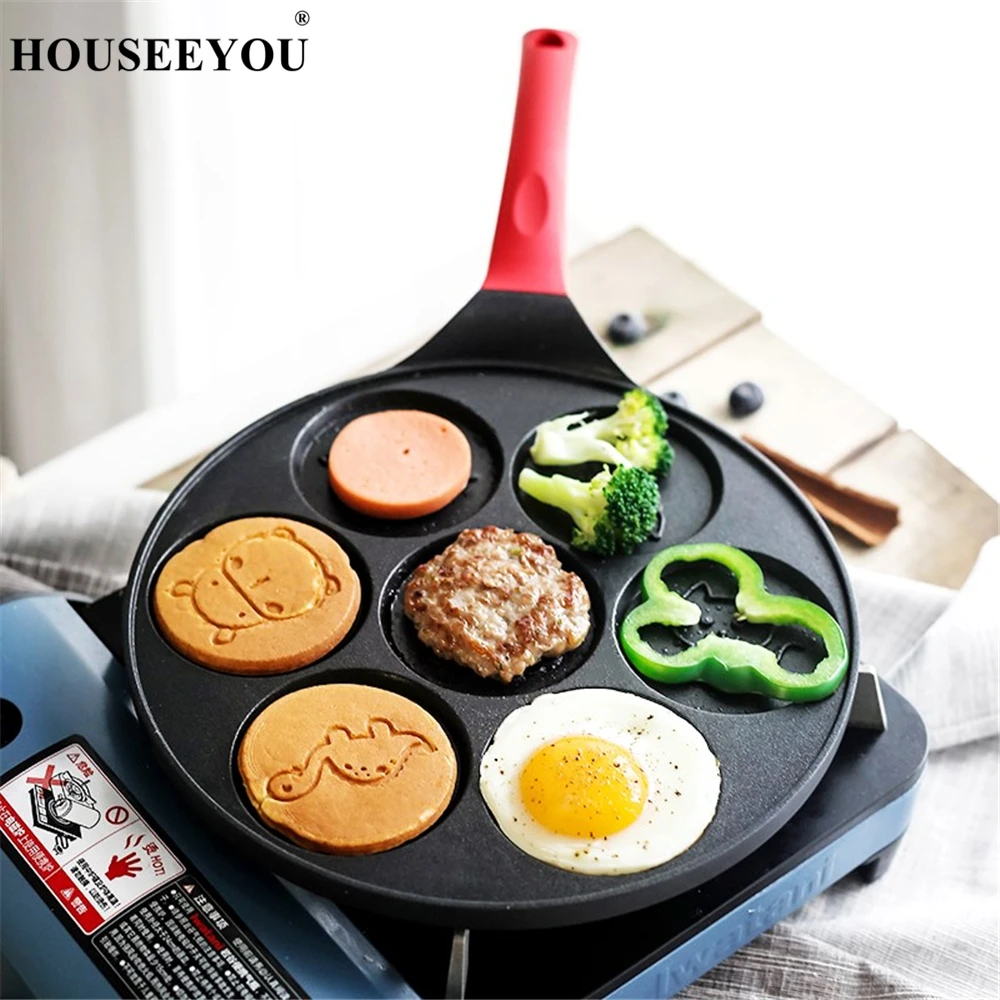 Mini Cute Omelette Pan Funny Cartoon Breakfast Grill Frying Pan Egg Pancake Pan  Non-Stick Cooking Pots Breakfast Cookware - AliExpress