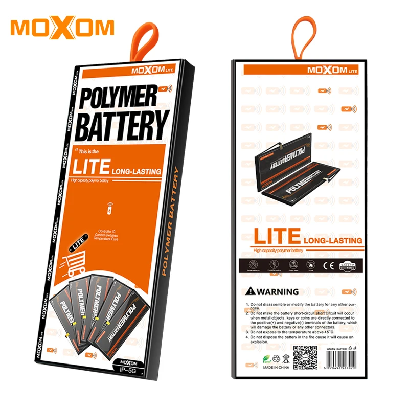 Original MOXOM Battery For iPhone 5s Battery 1570mAh Replacement Battery For iPhone 5s Lithium Polymer battery with Free Tool
