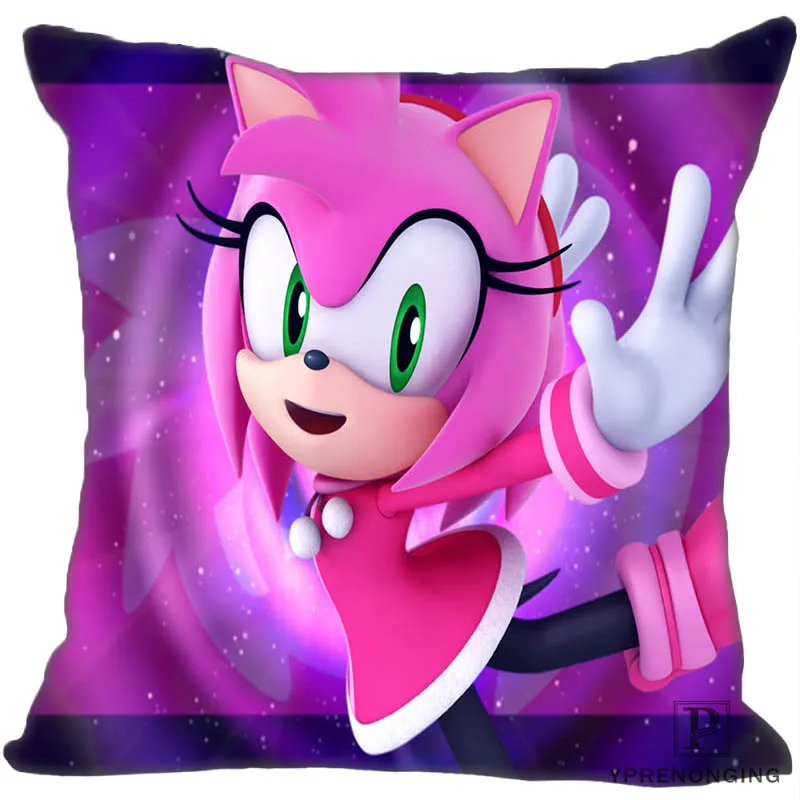 Квадратный чехол для подушки на заказ Sonic the Hedgehog, Наволочка на молнии, чехол 35X35,40x40,45x45 см(с одной стороны) 180522-02-226 - Цвет: Square Pillowcase