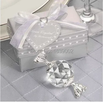 

Crystal Candy Favor crystal wedding favor baby gifts 20pcs/lot Free Shipping