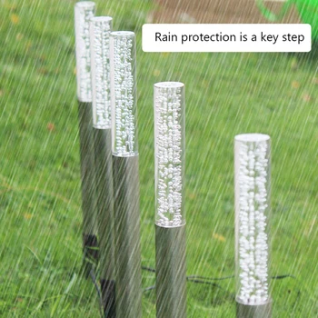 

Five Pieces Acrylic Bubbles Solar Lawn Light Outdoor Waterproof Bar Garden Floor Lamp QJS Shop