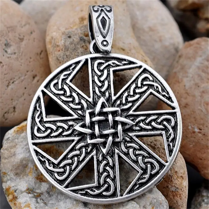 Славянская подвеска Коловрат звезда Лада языческие украшения Amulet круглый