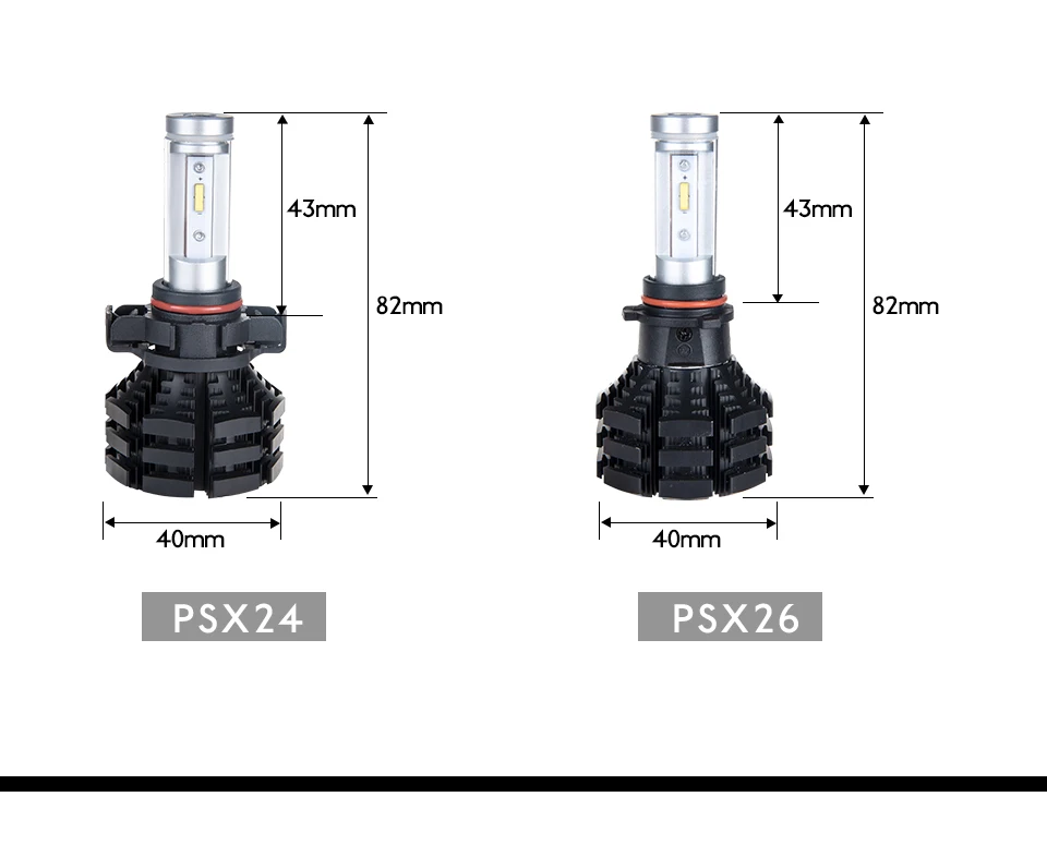 H7 светодиодный H4 фар автомобиля 50 Вт 10000LM H15 H1 H3 H11 9005 9006 H8 H9 9004 9007 9012 PSX24 PSX26 2200K 3200K 6500K 8000K CSP ампулы