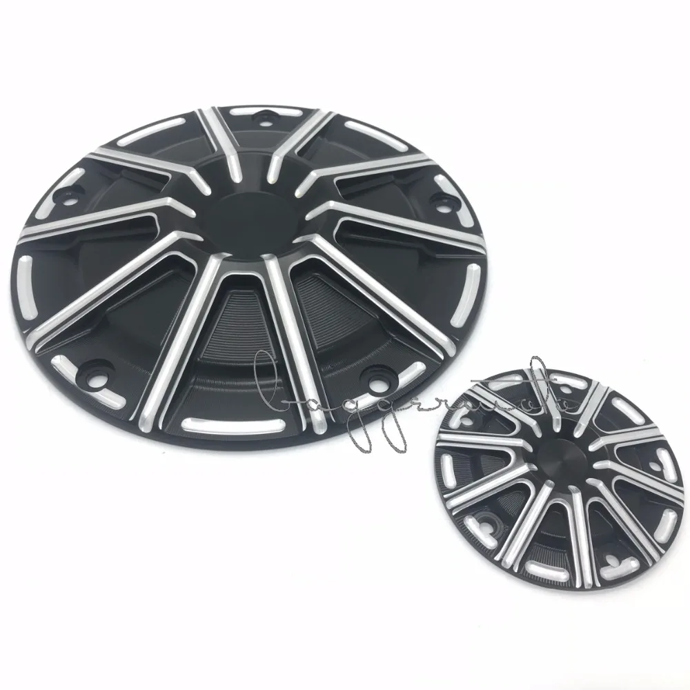 Motorcycle Parts Cover Black CNC Derby Cover Timer Timing Cover Fit For Harley 1999 16 Twin