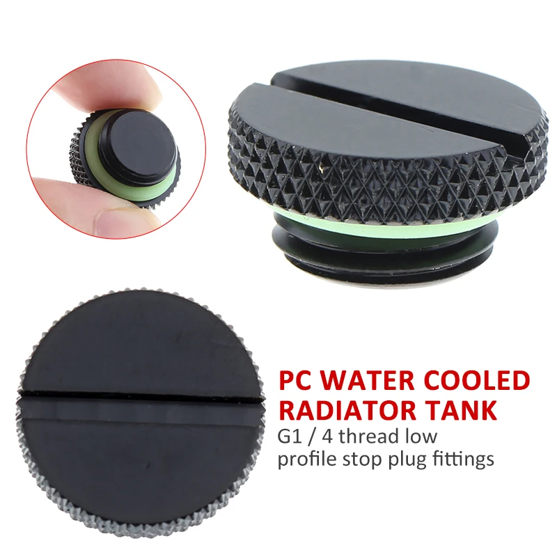 Durable Mini G1/4 Plug Radiator Reservoir Plug Water Cooling Radiator Reservoir PC Computer Components Accessories