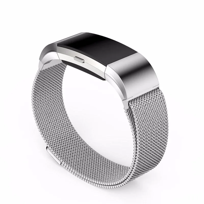 Ремешок для FitBit Charge 2 диапазона Milanese Loop браслет Нержавеющая сталь металлический ремень замена группы для fitbit charge2