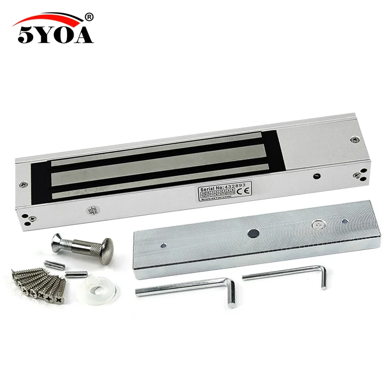 

60/180/280/320/500kg Electronic Lock Electric Magnetic Door Lock 350/600/800lbs Suction Holding Force Electromagnetic