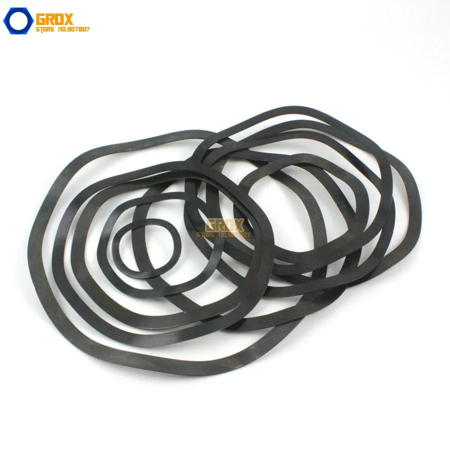 800 шт. M4 * 8*0.25 мм весной волны шайбы шайба углерода Сталь черный журнал покрытием
