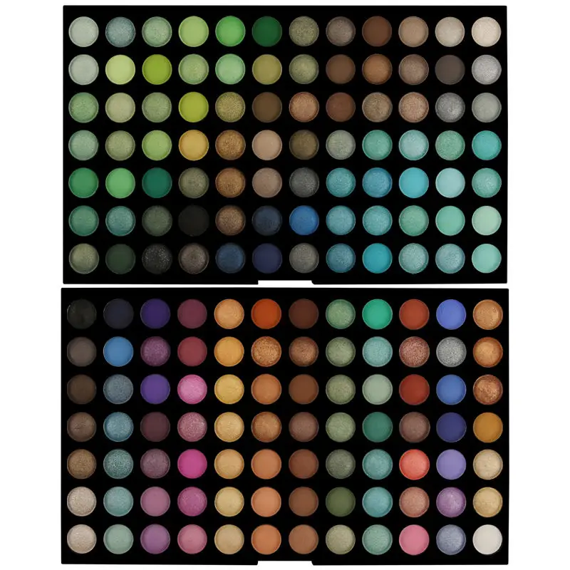 Двухслойные 168 цветные тени для век Палитра стойкий макияж тени для век водонепроницаемые красота матовые минералы косметика набор теней для век