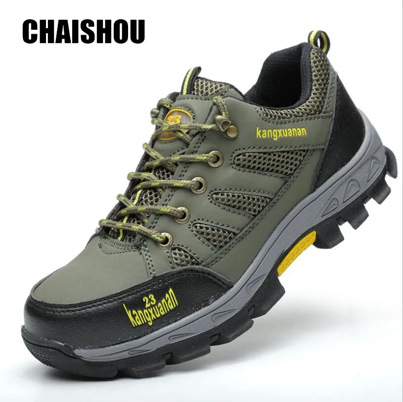 CS158 shoes men woman Work shoes Artificial leather lace-up steel toe cap Anti-smashing anti-piercing Outdoor Flat casua shoes CS158 shoes men woman Work shoes Artificial leather lace-up steel toe cap Anti-smashing anti-piercing Outdoor Flat casua shoes