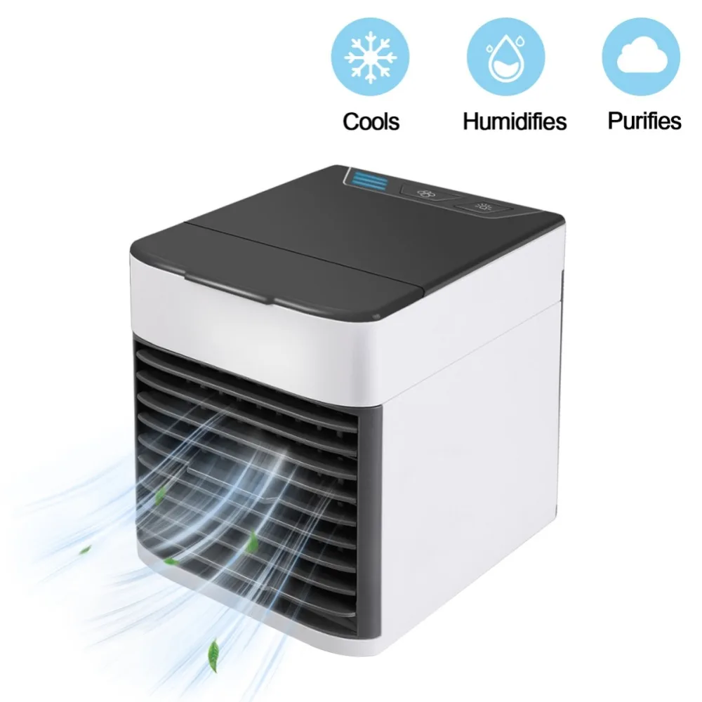 

Mini Air Cooler Mini Fans Personal Space Air Conditioner USB Portable Air Conditioner Humidifier Air Purifier Device Home Office