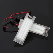 Автомобильный светодиодный фонарь для номерного знака, автомобильные Внешние аксессуары, 2 шт., безотказные лампы для Opel Astra H J OPC Corsa C D Insignia