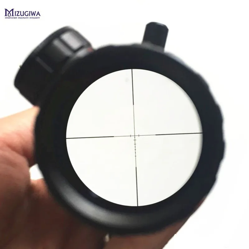 

Hunting Riflescope 1-4x20 Rifle Scope Green Red Illuminated Range Finder Reticle Air Optical Sight + 25.4mm 20mm Scope Mount