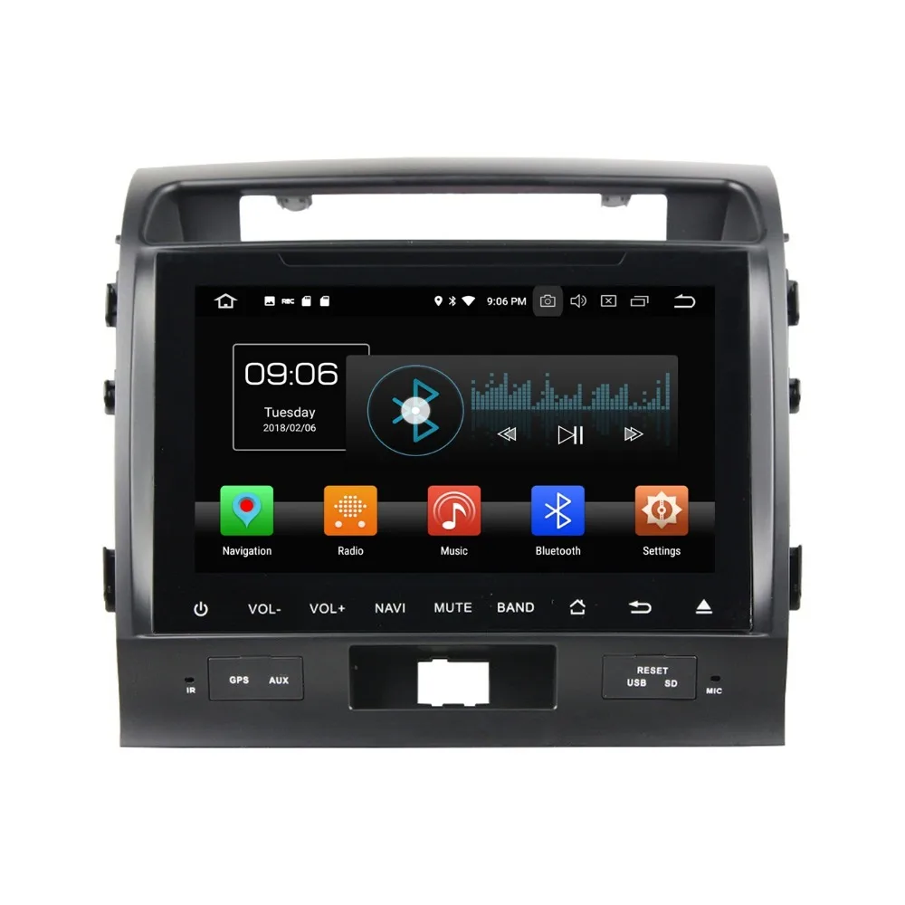 Clearance 4GB+32GB Octa Core 9" Android 8.0 Car DVD Player for Toyota Land Cruiser 2008 2009 2010 2011 2012 Car Radio GPS WIFI Mirror-link 2