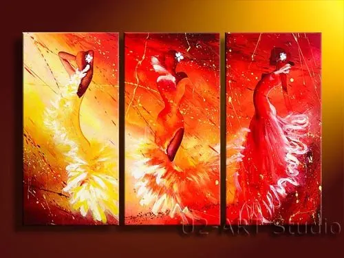 

Abstract Group painting,modern art,gift,reproduction,painting for living hall GP42