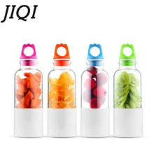 JIQI Mini-USB электрическая соковыжималка Портативный Чашка 500 мл Перезаряжаемые маленький блендер фруктовый сок ликер для экстракта оранжевый Smoothie Maker