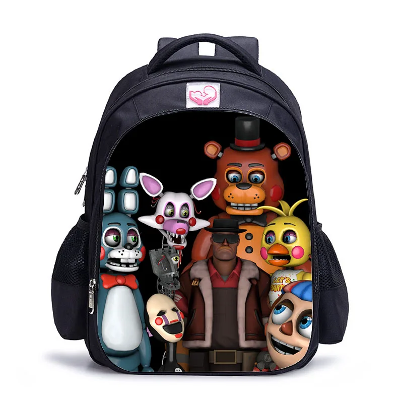 LUOBIWANG خمس ليال في فريدي المدرسية الظهر بوني Fazbear ماكر فريدي تشيكا المدرسة حقائب الاطفال أكياس LUOBIWANG خمس ليال في فريدي المدرسية الظهر بوني Fazbear ماكر فريدي تشيكا المدرسة حقائب الاطفال أكياس