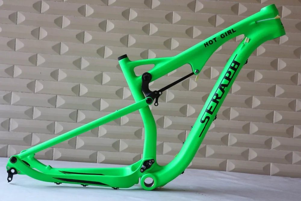 Seraph Painting Fashional Design Good Price Full Suspension FM036 29er Mountain Bike Carbon Fiber Bicycle Frames