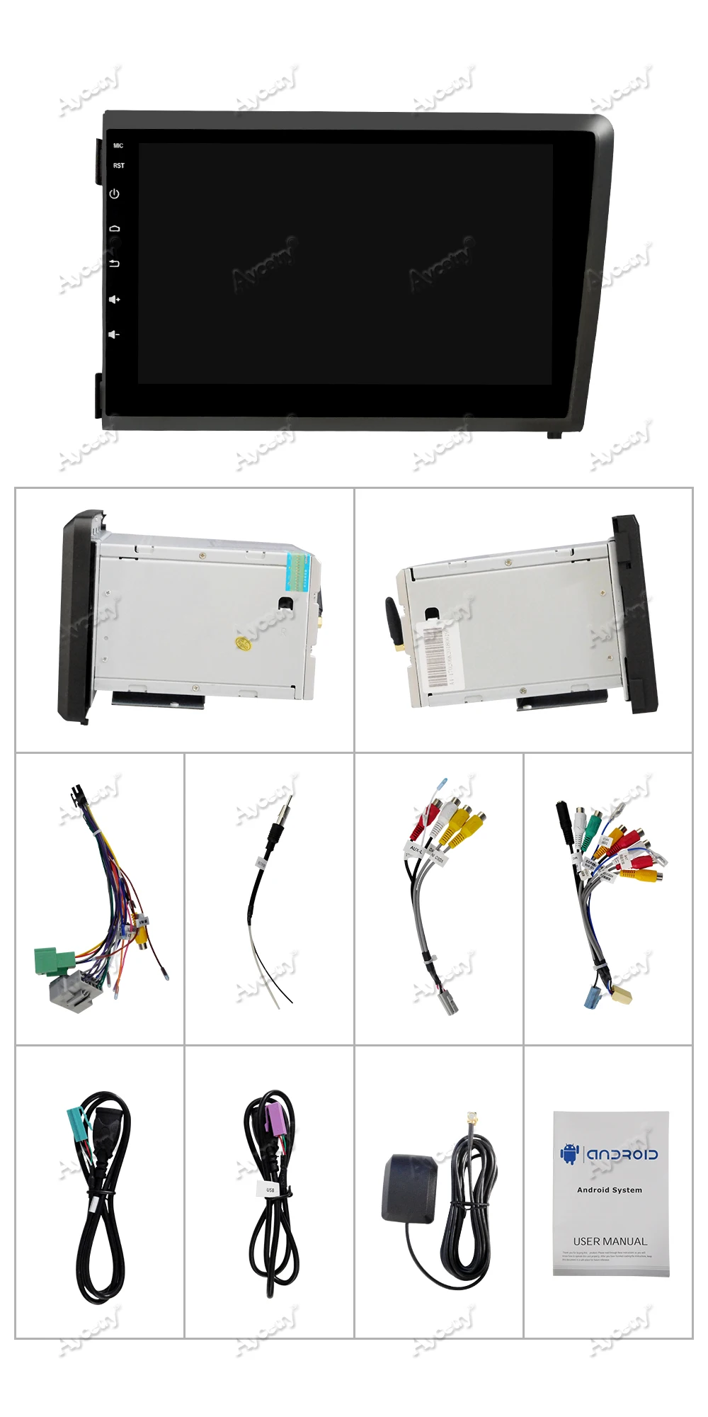 Sale IPS DSP 8 core 4G 64G 2 Din Android 9 Car Multimedia player DVD GPS audio For VOLVO S60 V70 XC70 2000-2004 Car radio Stereo obd2 23