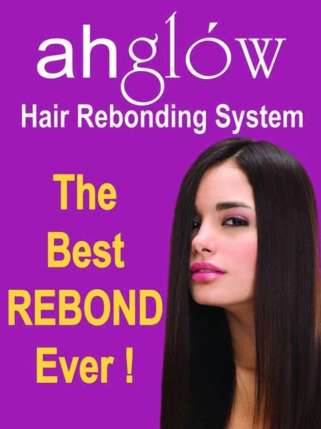 Free Shipping New Ahglow Hair Straight Rebonding Cream Set Permanent  Straightener W/ Keratin - Unknown - AliExpress