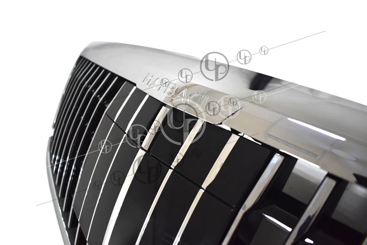 ABS передняя решетка гоночные решетки для MB S-Class w222 S320 S350 S400 S500 S450 S600 S65 S680 для Maybh стиль 17-19y