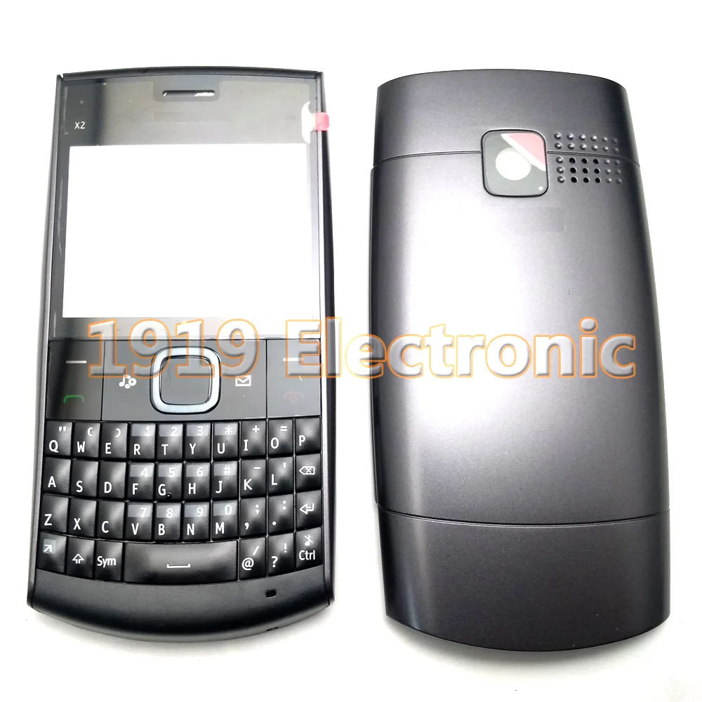 

Gold New Full Complete Mobile Phone Housing Cover Case+English or Russian Keypad For Nokia x2-01 x201