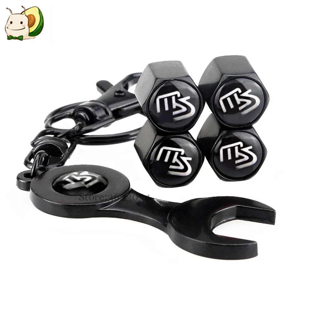 

Tire Valve Caps Wheel Airtight Cover MS Logo for Mazda Speed 2 3 5 6 CX5 CX7 CX9 Atenza Axela Car Accessories