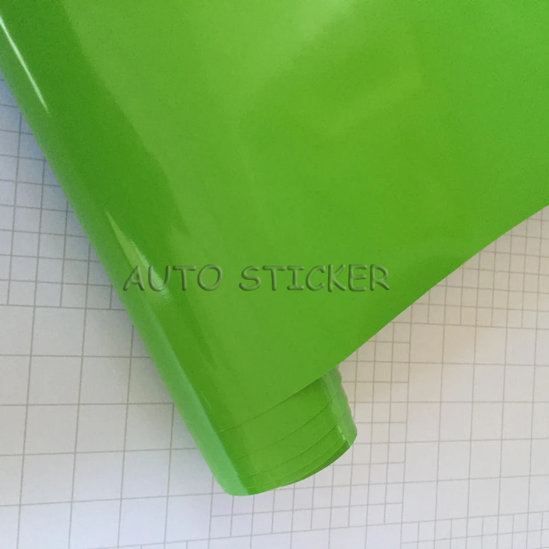 apple green glossy vinyl 7