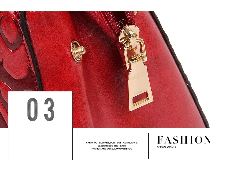 Новинка Высокое качество китайский стиль тисненая женская сумка кожаная женская винтажная сумка через плечо женская сумка